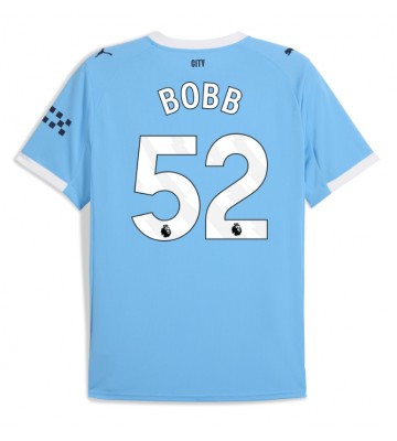 Manchester City Oscar Bobb #52 Hjemmebanetrøje 2025-26 Kortærmet